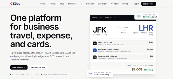 🚀 Bonus issue: 7 things Travel Code shipped in August. #1 rewrites your travel policy in one prompt.