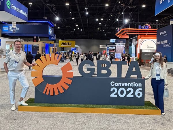 💸 GBTA just made the gap official: spend +7.2%, trips +1.3%. Read that again.